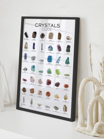 The Wild Hug Ingelijste kunstdruk "Crystals" - (B)40 x (H)30 cm