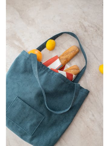 Madre Selva Shopper in Türkis - (B)45 x (H)45 x (T)10 cm