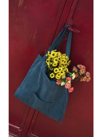 Folkifreckles Shopper in Türkis - (B)45 x (H)45 x (T)10 cm