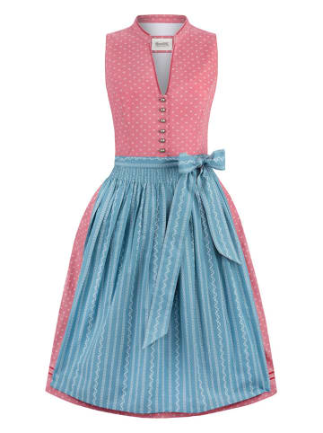 Stockerpoint Dirndl "Luciana" in Rosa/ Blau