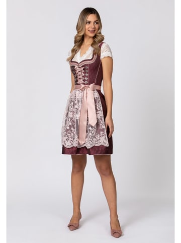 Stockerpoint Dirndl "Rosalinde" in Bordeaux/ Rosé