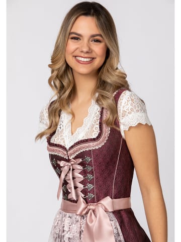 Stockerpoint Dirndl "Rosalinde" in Bordeaux/ Rosé