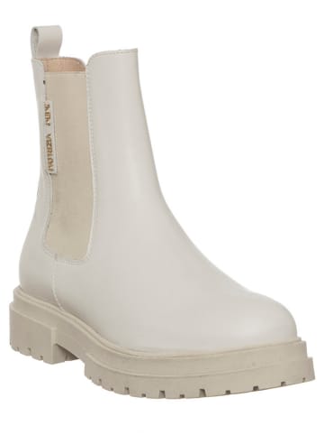 Patrizia Pepe Leren boots crème