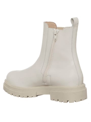 Patrizia Pepe Leren boots crème