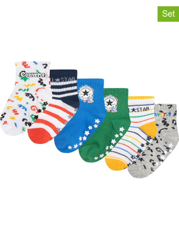 Converse 6-delige set: antislipsokken meerkleurig
