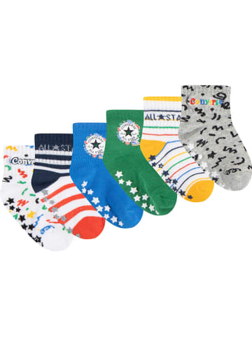 Converse 6-delige set: antislipsokken meerkleurig