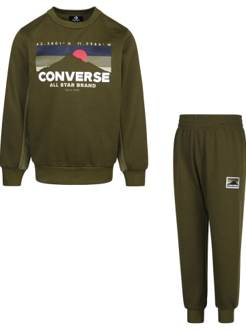 Converse 2-delige outfit kaki
