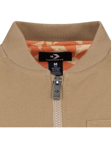 Converse Sweatjacke in Hellbraun