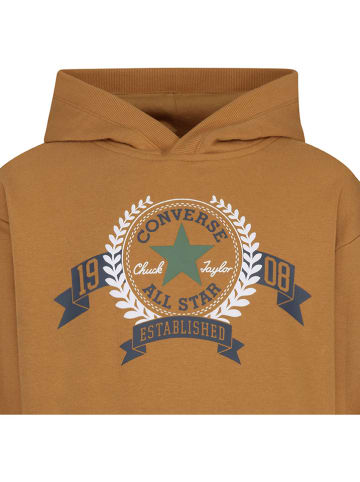 Converse Hoodie in Hellbraun