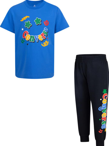 Converse 2tlg. Outfit in Blau/ Schwarz