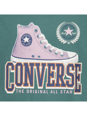 Converse Shirt donkergroen