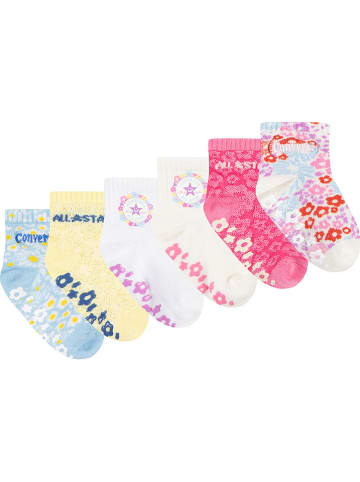 Converse 6-delige set: antislipsokken meerkleurig