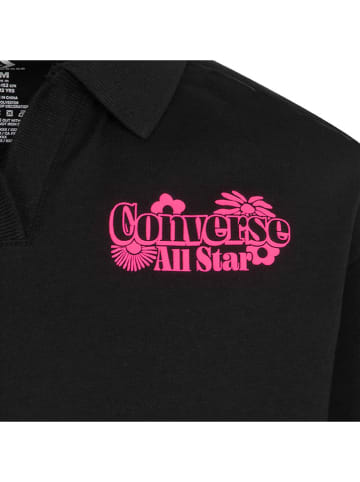 Converse Koszulka polo w kolorze czarnym