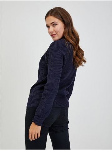 orsay Sweter w kolorze granatowym