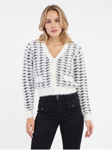 orsay Cardigan in Weiß/ Schwarz
