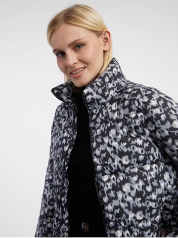 orsay Übergangsjacke in Schwarz/ Hellgrau