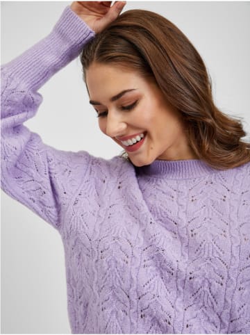 orsay Sweter w kolorze lawendowym