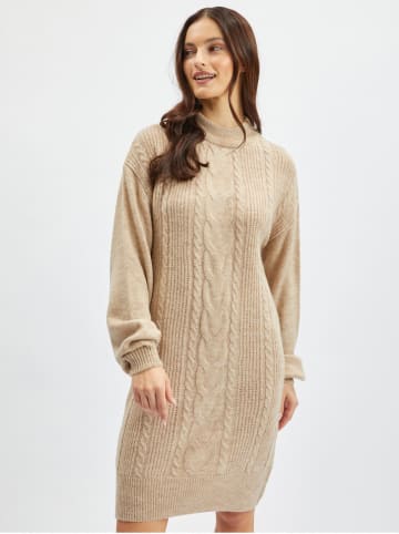 orsay Gebreide jurk beige