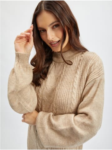 orsay Gebreide jurk beige
