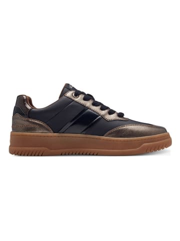 s.Oliver Sneakers zwart/goudkleurig