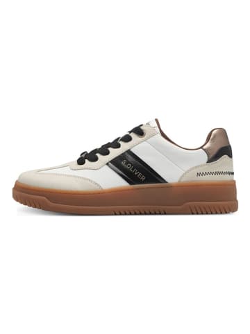 s.Oliver Sneakers wit/beige/zwart