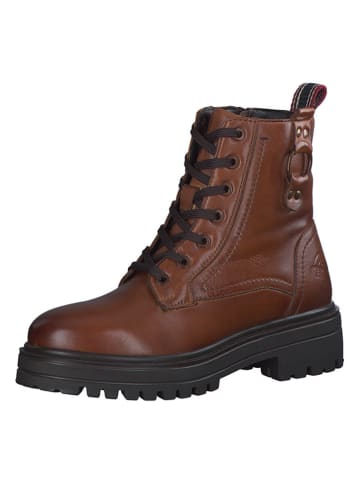 s.Oliver Leren boots in lichtbruin