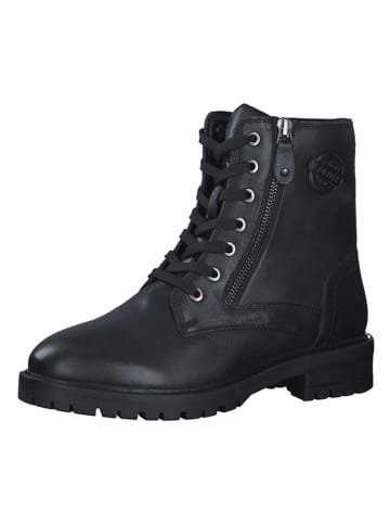 s.Oliver Leren boots zwart
