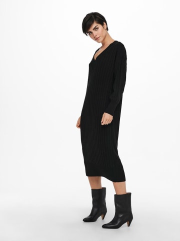 ONLY Strickkleid in Schwarz