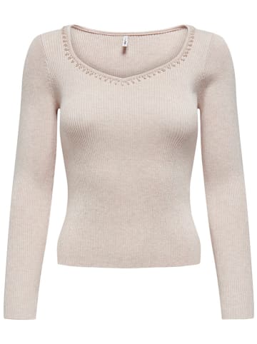 ONLY Sweter w kolorze beżowym