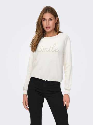 ONLY Bluza w kolorze białym