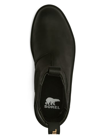 Sorel Leren chelseaboots "Hi-Line" zwart