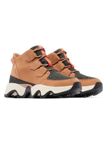 Sorel Leder-Wanderschuhe "Kinetic Impact Caribou" in Beige