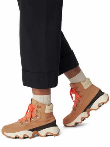 Sorel Leder-Wanderboots "Kinetic Impact Conquest" in Beige
