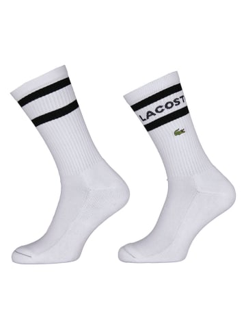 Lacoste Skarpety (2 pary) w kolorze białym