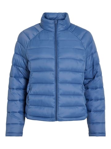 Vila Doorgestikte jas "Sibiria" blauw