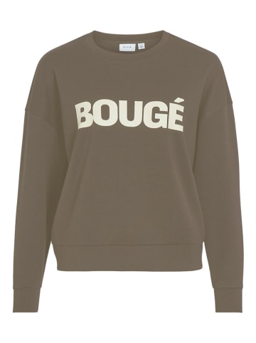 Vila Pullover "Siffi" in Taupe