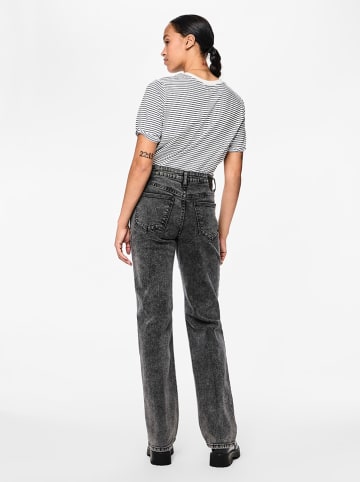 Pieces Spijkerbroek "Kelly" - regular fit - antraciet