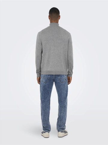 ONLY & SONS Coltrui lichtgrijs