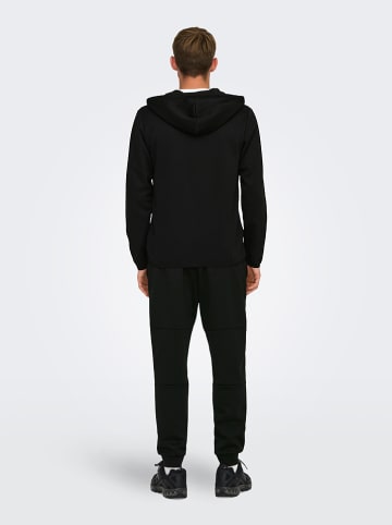 ONLY & SONS Sweatjacke in Schwarz