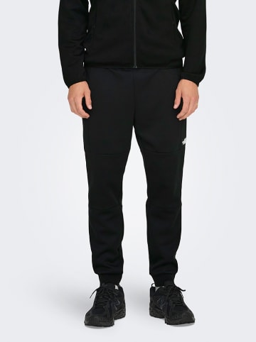 ONLY & SONS Sweathose in Schwarz