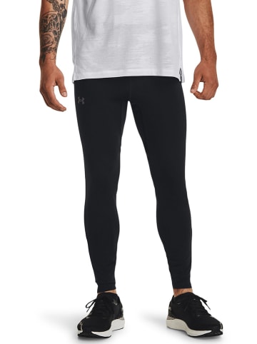 Under Armour Legginsy sportowe "Qualifier" w kolorze czarnym