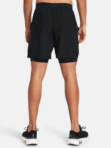 Under Armour 2in1-Laufshorts "Launch" in Schwarz
