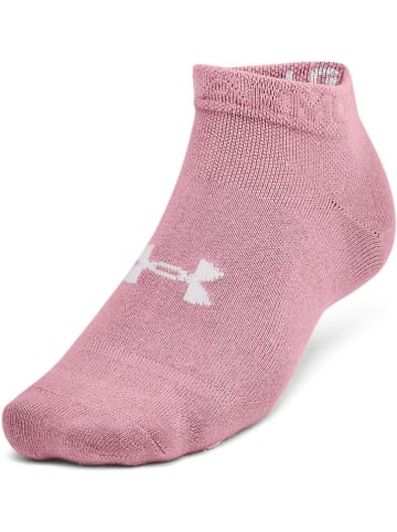 Under Armour 6er-Set: Sportsocken "Essential" in Rosa/ Weiß/ Grau