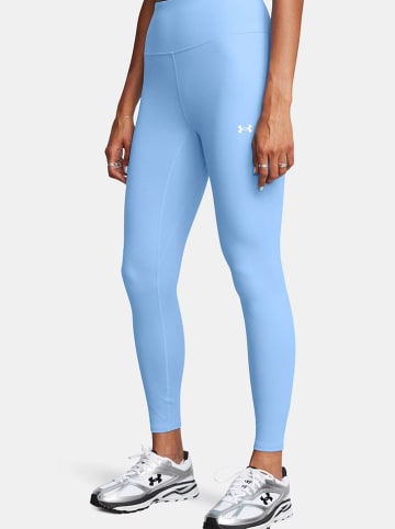 Under Armour Legginsy sportowe "Motion" w kolorze błękitnym
