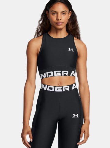 Under Armour Trainingstop "HeatGear" in Schwarz