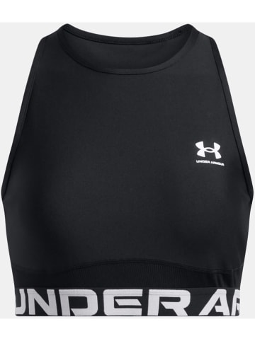 Under Armour Trainingstop "HeatGear" in Schwarz