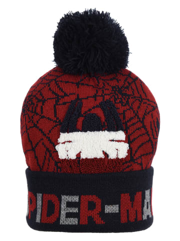 Spiderman Mütze "Spiderman" in Bordeaux/ Schwarz