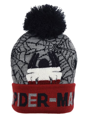 Spiderman Mütze "Spiderman" in Grau/ Bordeaux