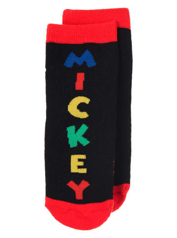 Disney Mickey Mouse Socken "Mickey" in Schwarz/ Rot