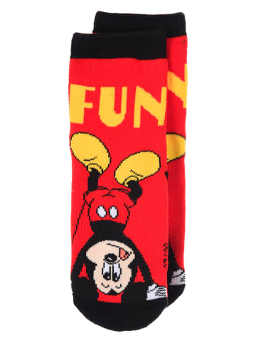 Disney Mickey Mouse Socken "Mickey" in Rot/ Schwarz